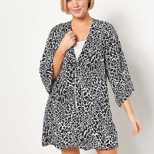 Jantzen Woven Printed Cover-Up Topper